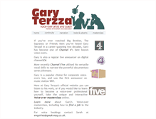 Tablet Screenshot of garyterzza.com